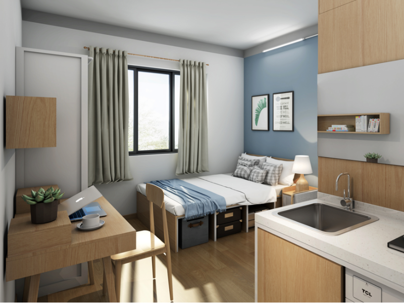 标准阳光单间B · 泊寓-人民北路店