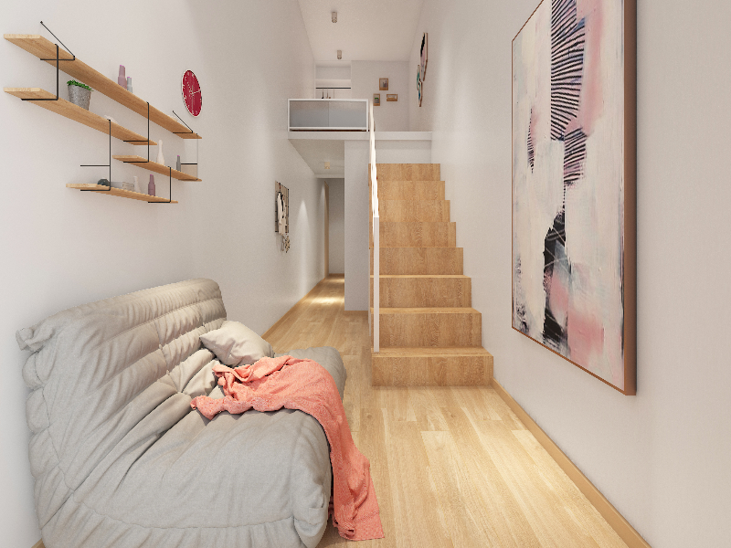 电梯阳台复式 · 泊寓-魁奇路店