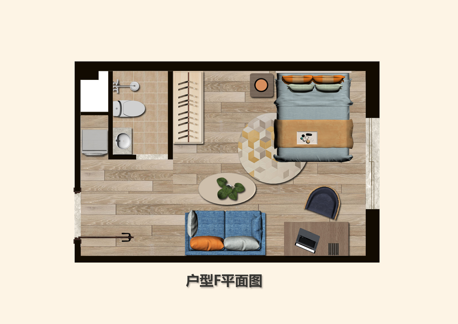 优选温馨单间 · 泊寓-人民路店