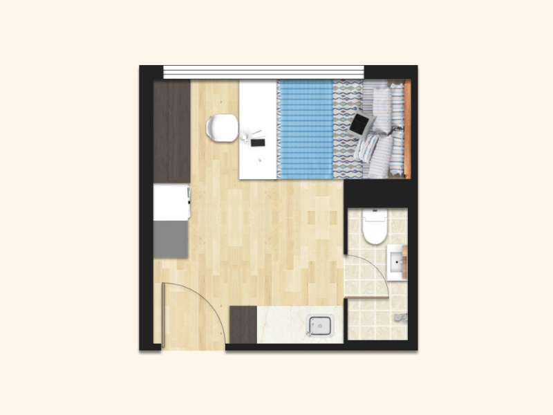 经济阳光C户型 · 泊寓-α景芳店