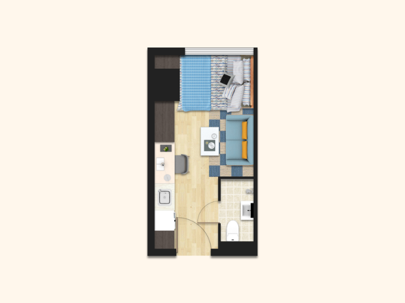 精选经济D户型 · 泊寓-α景芳店