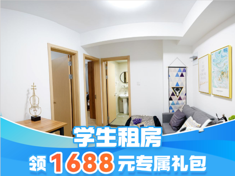 标准阳光大两房 · 泊寓-桃园路店