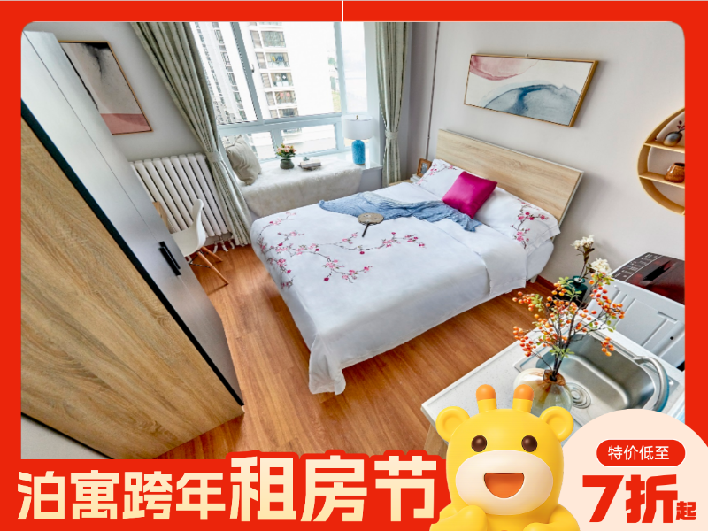 经济温馨单间E · 泊寓-华苑天业店