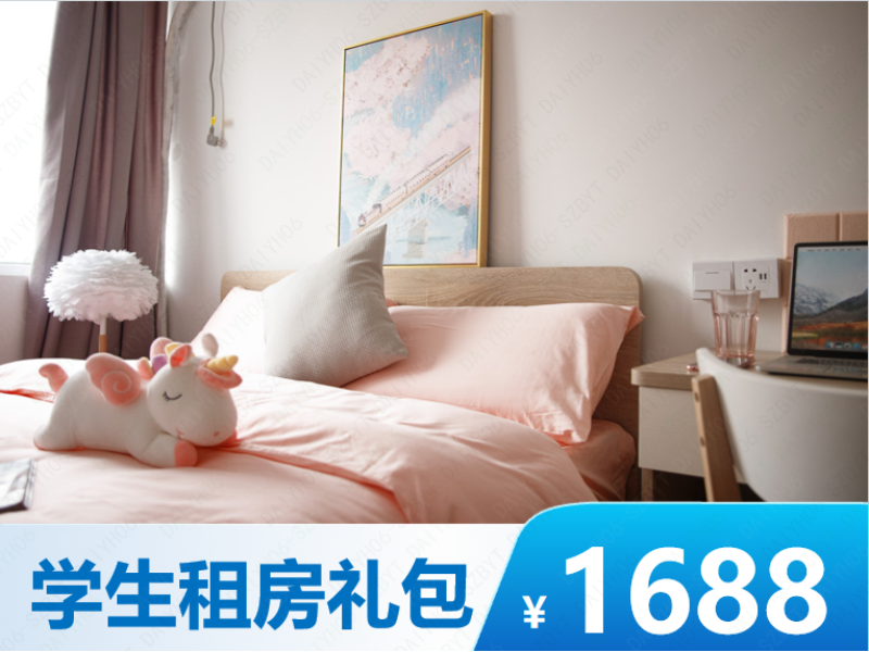 标准阳光单间B · 泊寓-人民北路店三期