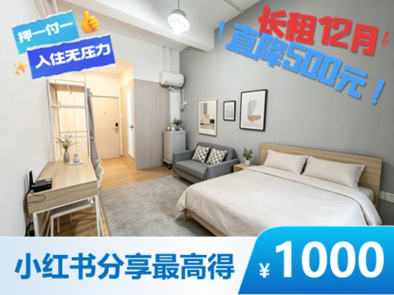 标准温馨一房 · 泊寓-新时代广场店